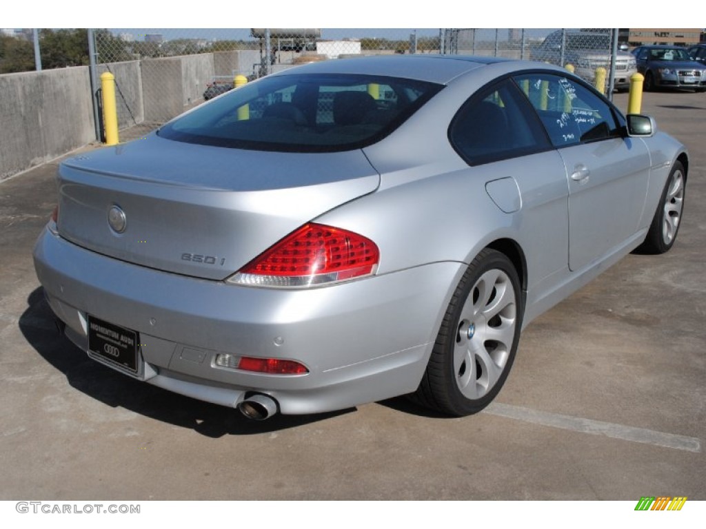Titanium Silver Metallic 2006 BMW 6 Series 650i Coupe Exterior Photo #77941134