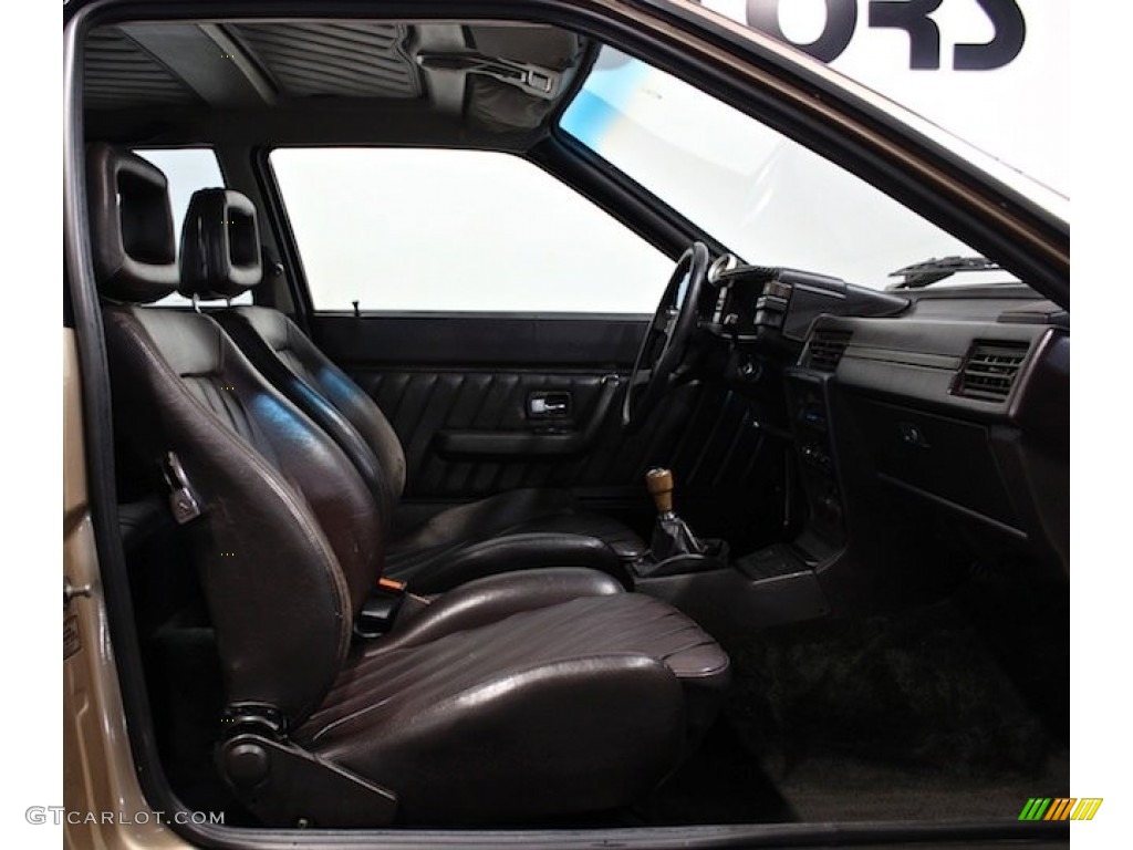 Dark Brown Interior 1983 Audi Coupe quattro Photo #77941146