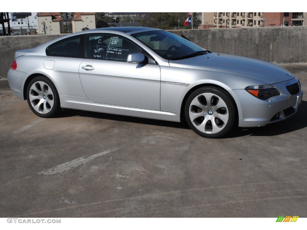 Titanium Silver Metallic 2006 BMW 6 Series 650i Coupe Exterior Photo #77941152