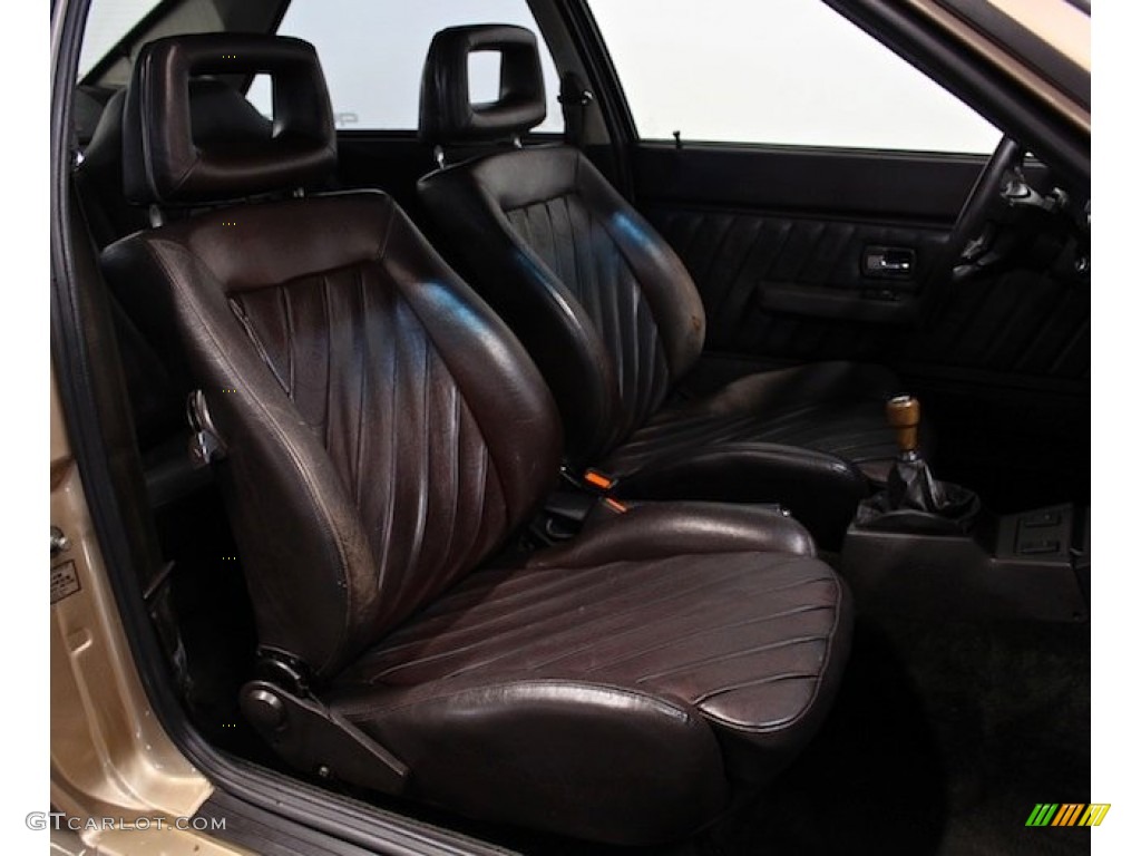 Dark Brown Interior 1983 Audi Coupe quattro Photo #77941203