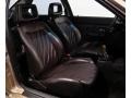 1983 Audi Coupe Dark Brown Interior Front Seat Photo