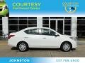 2012 Fresh Powder White Nissan Versa 1.6 SV Sedan  photo #1