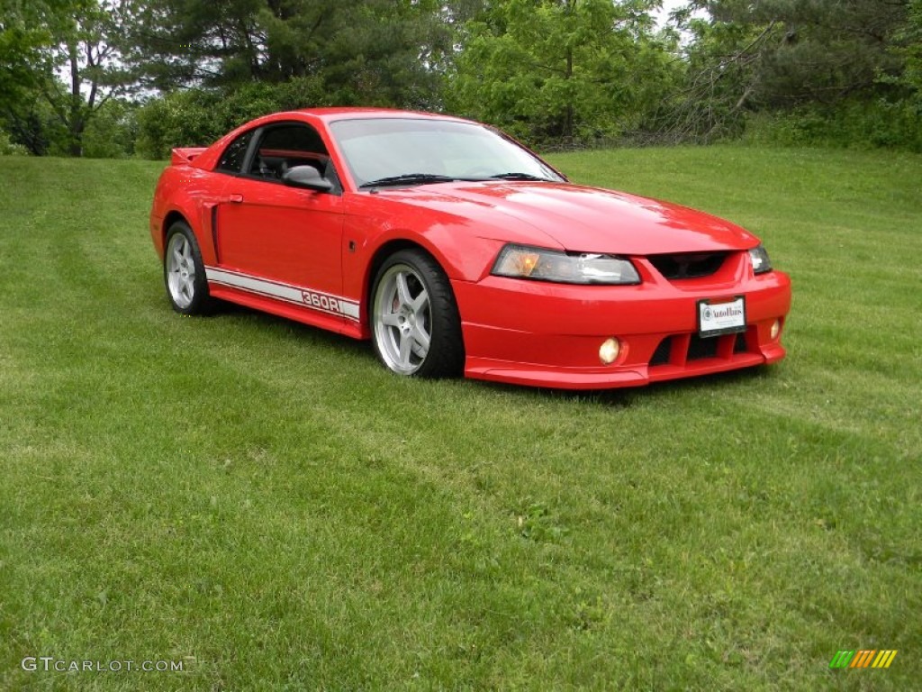 2002 Mustang Roush Stage 3 Coupe - Torch Red / Dark Charcoal photo #13