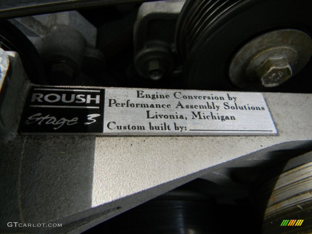 2002 Ford Mustang Roush Stage 3 Coupe Info Tag Photo #77942124