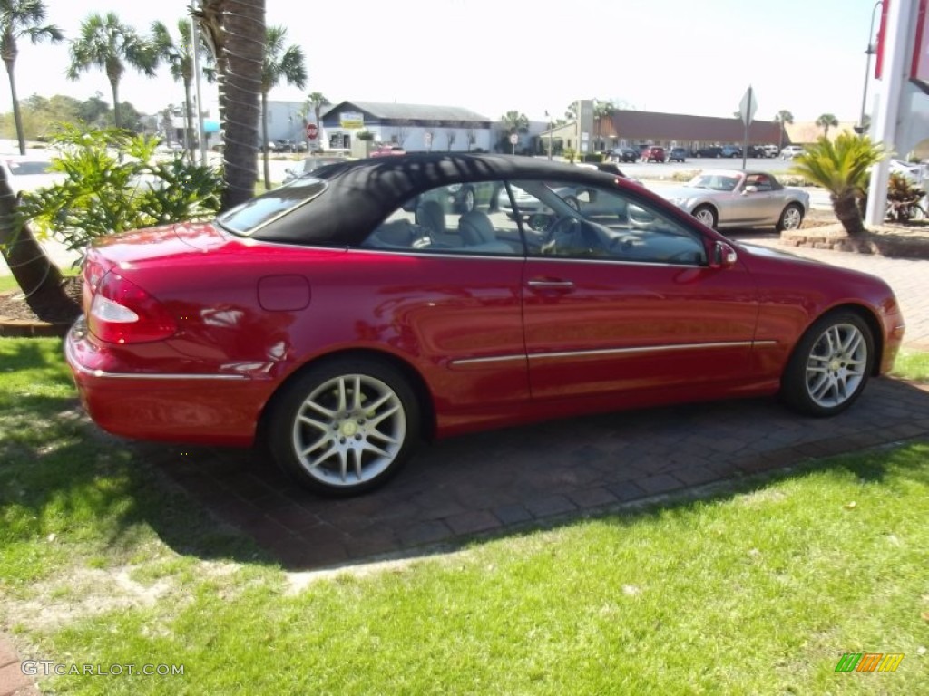 2008 CLK 350 Cabriolet - Mars Red / Stone photo #6