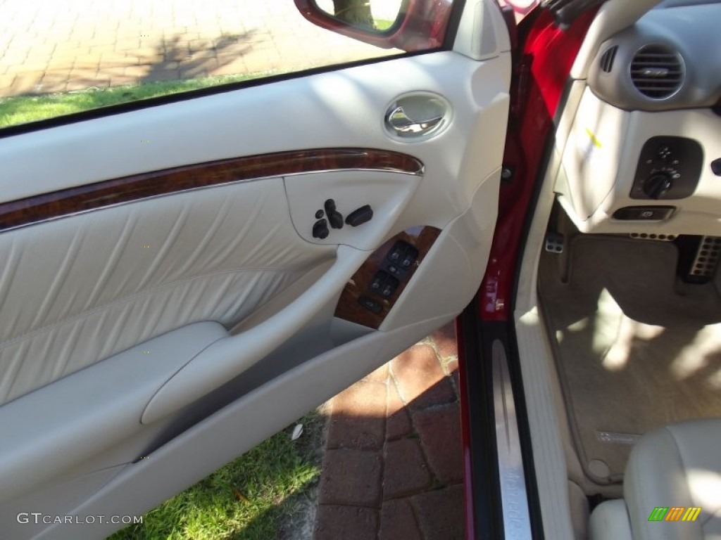 2008 CLK 350 Cabriolet - Mars Red / Stone photo #13