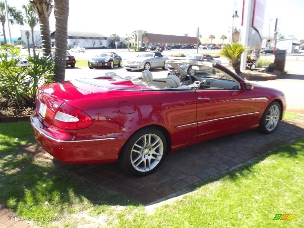 2008 CLK 350 Cabriolet - Mars Red / Stone photo #19