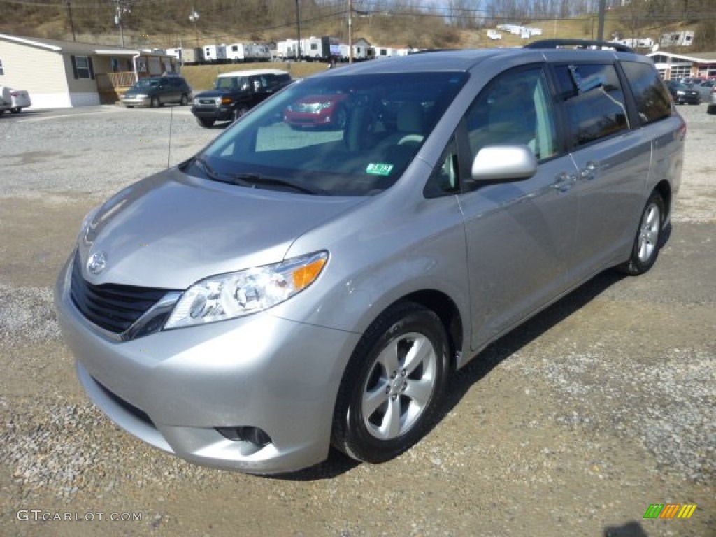 Silver Sky Metallic 2011 Toyota Sienna LE Exterior Photo #77942823