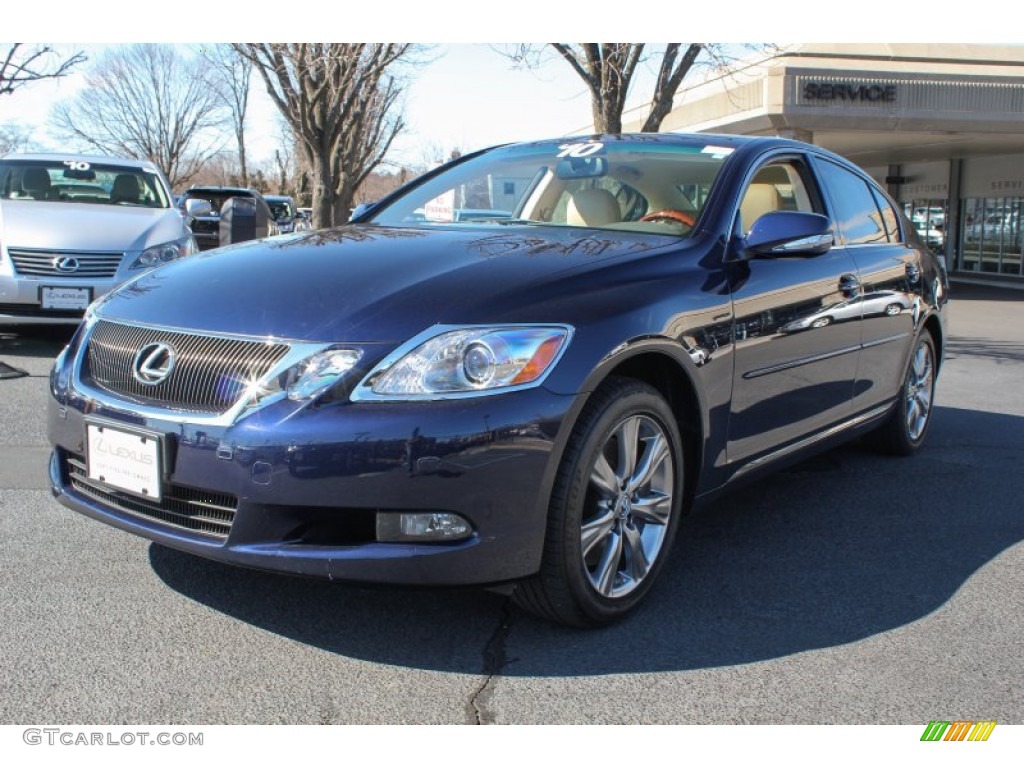 2010 GS 350 AWD - Deep Sea Blue Mica / Parchment photo #3