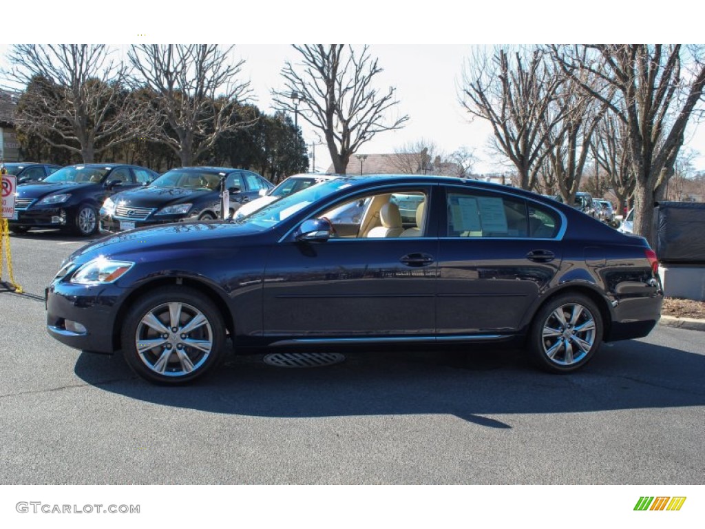 2010 GS 350 AWD - Deep Sea Blue Mica / Parchment photo #4
