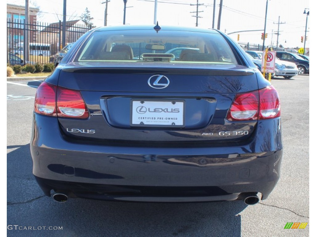 2010 GS 350 AWD - Deep Sea Blue Mica / Parchment photo #6