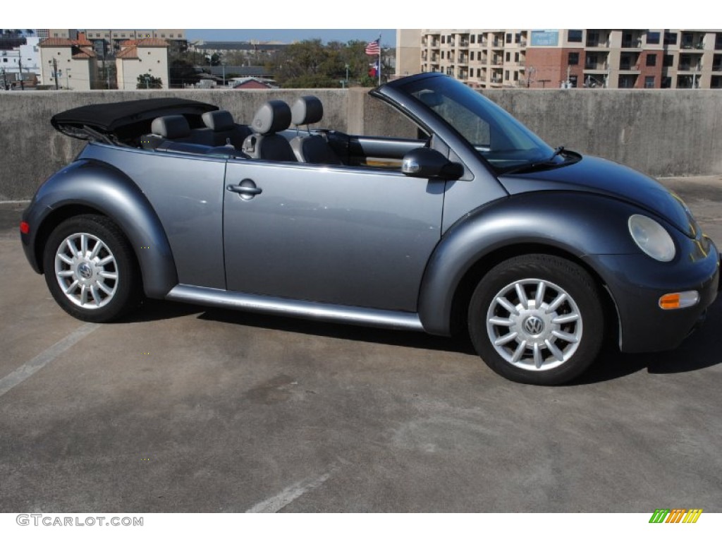 Platinum Grey Metallic 2005 Volkswagen New Beetle GLS Convertible Exterior Photo #77943096