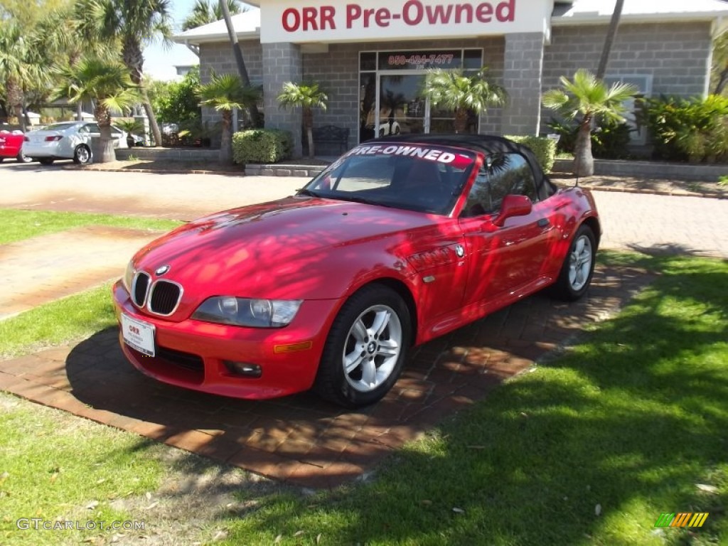 2002 Z3 2.5i Roadster - Bright Red / Dream Red photo #1