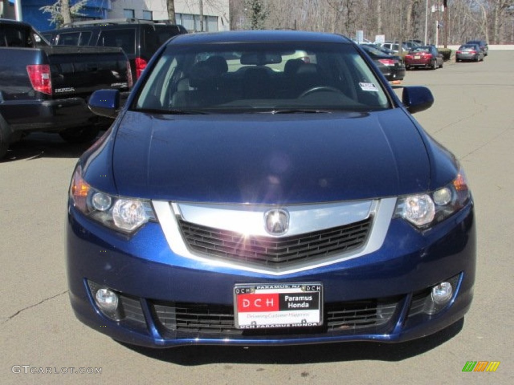 2010 TSX Sedan - Vortex Blue Pearl / Ebony photo #2