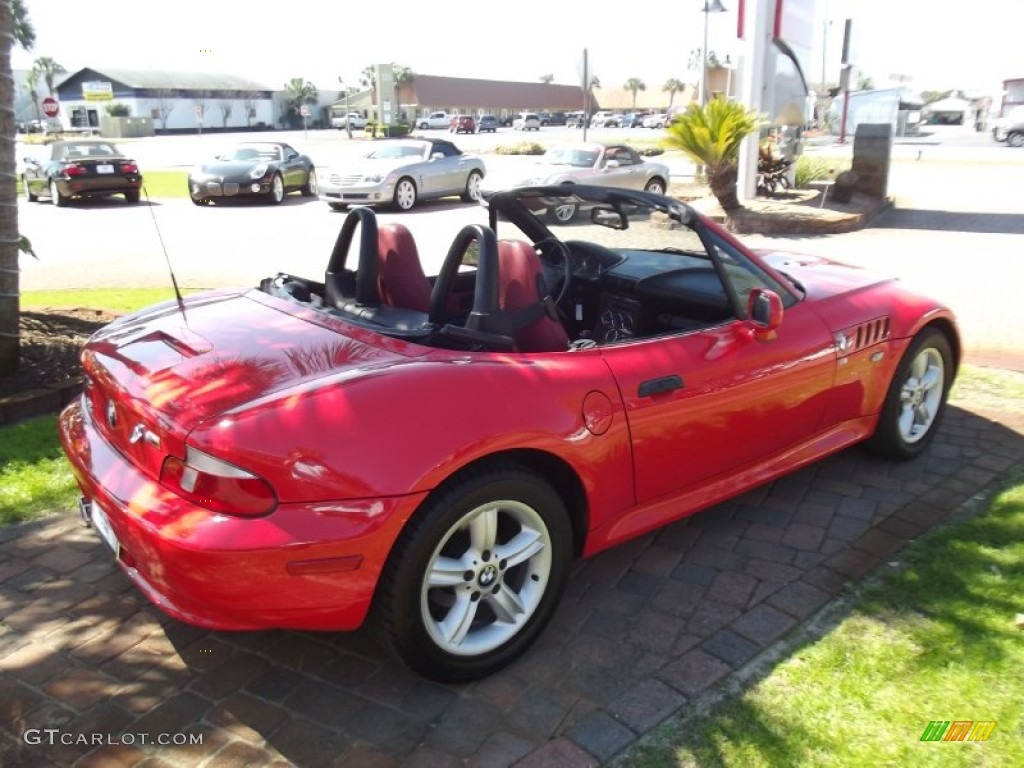 Bright Red 2002 BMW Z3 2.5i Roadster Exterior Photo #77943522