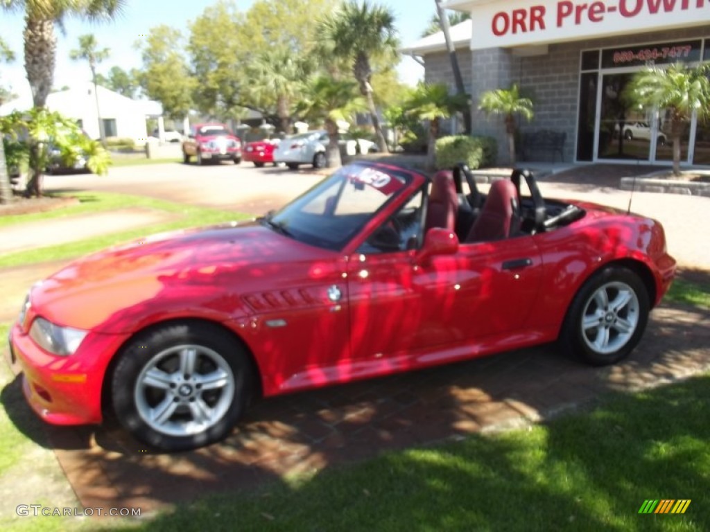 2002 Z3 2.5i Roadster - Bright Red / Dream Red photo #14