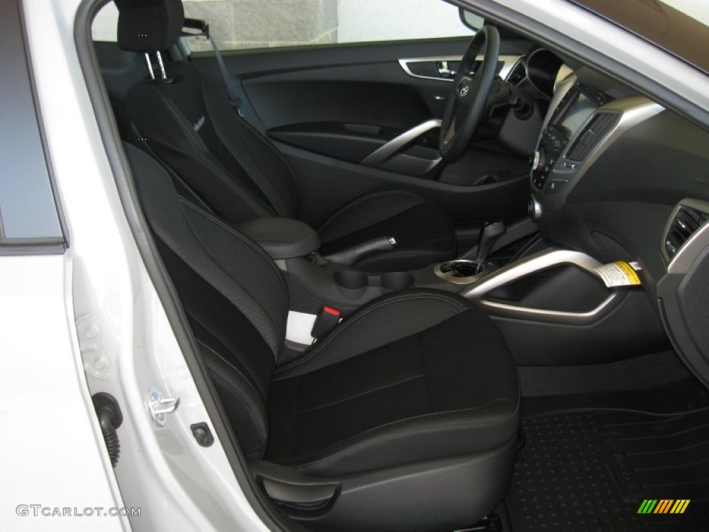 Black Interior 2013 Hyundai Veloster RE:MIX Edition Photo #77943633