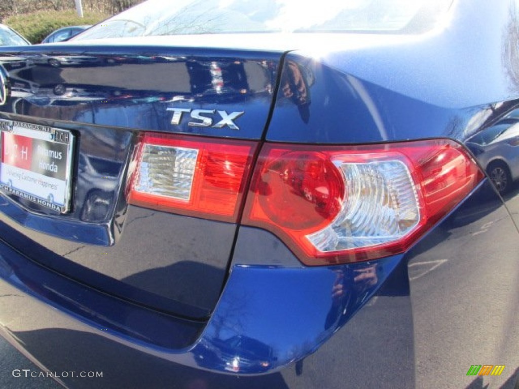 2010 TSX Sedan - Vortex Blue Pearl / Ebony photo #18