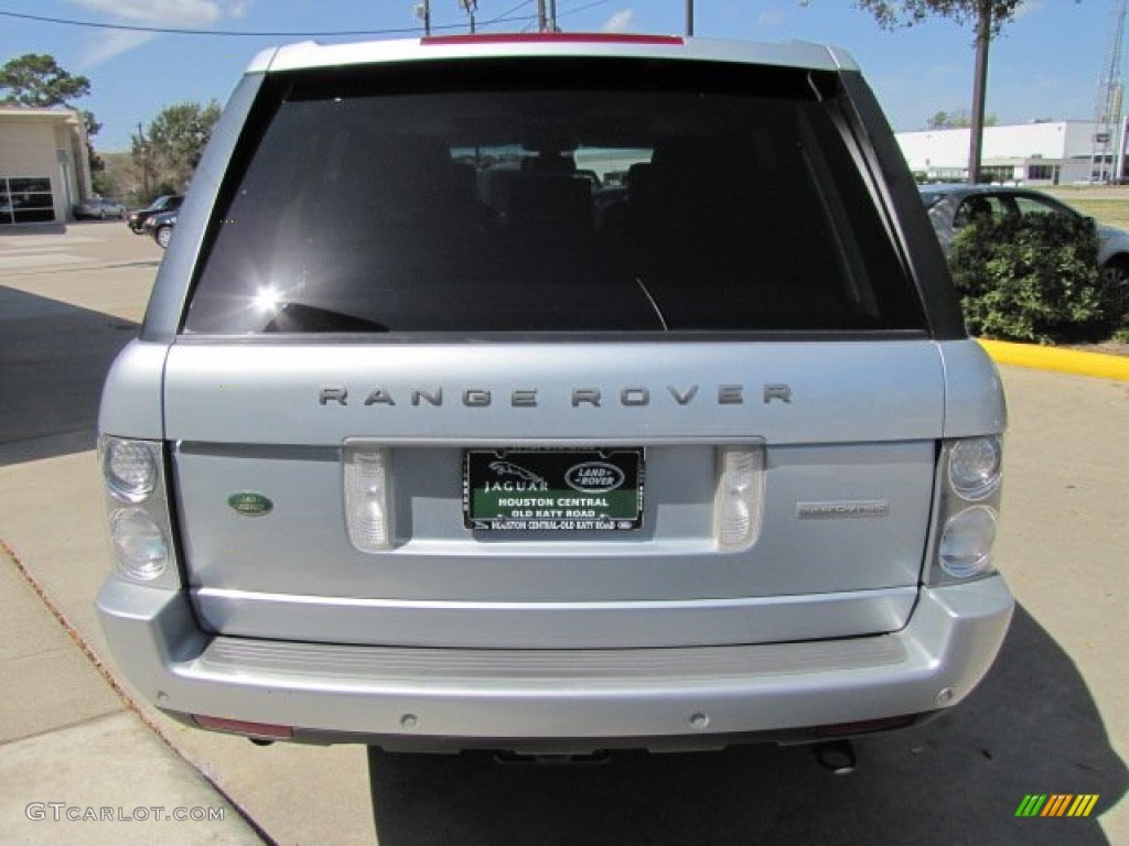 2006 Range Rover Supercharged - Zambezi Silver Metallic / Jet Black/Jet photo #9