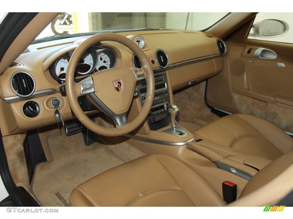 Sand Beige Interior 2006 Porsche Cayman S Photo #77944846