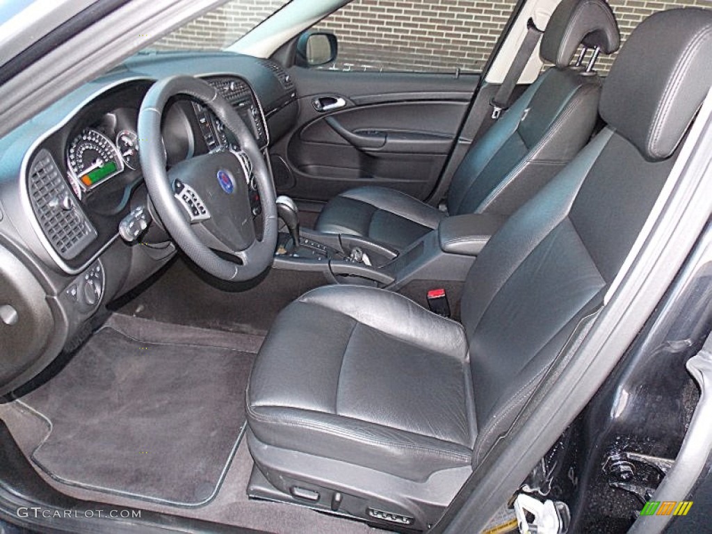 Black Interior 2010 Saab 9-3 X XWD Wagon Photo #77944922