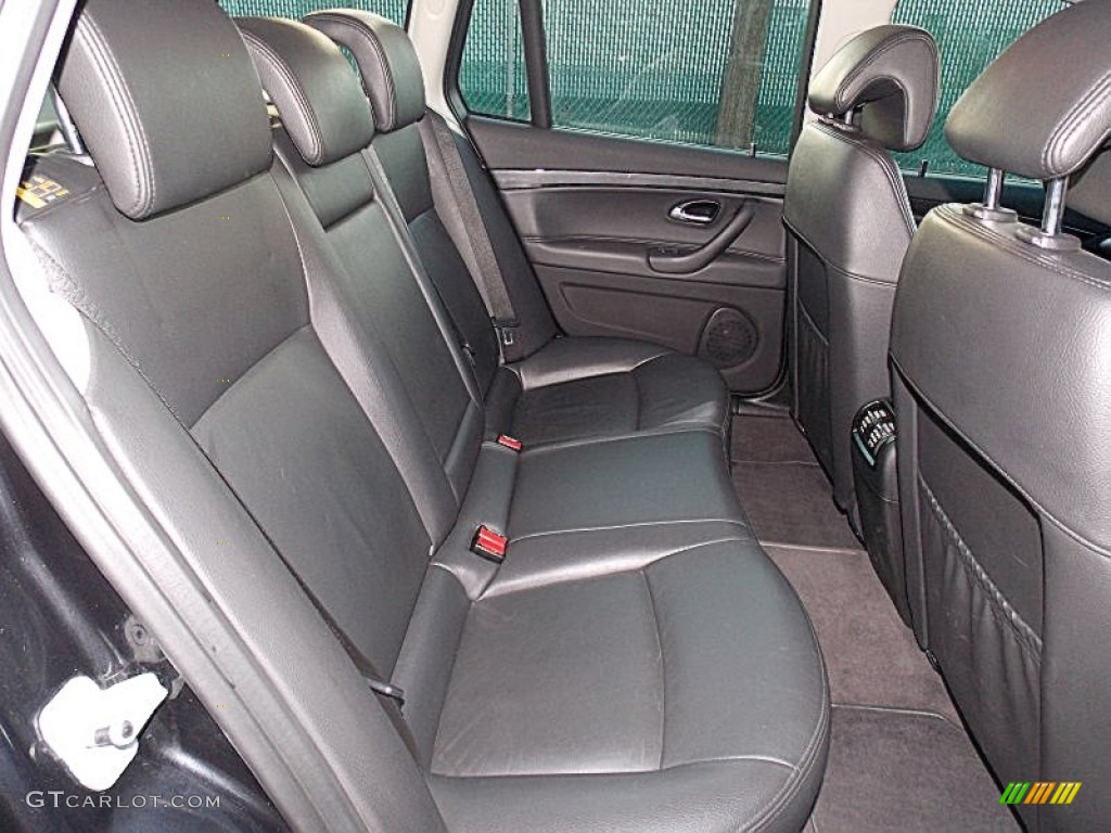 Black Interior 2010 Saab 9-3 X XWD Wagon Photo #77945049