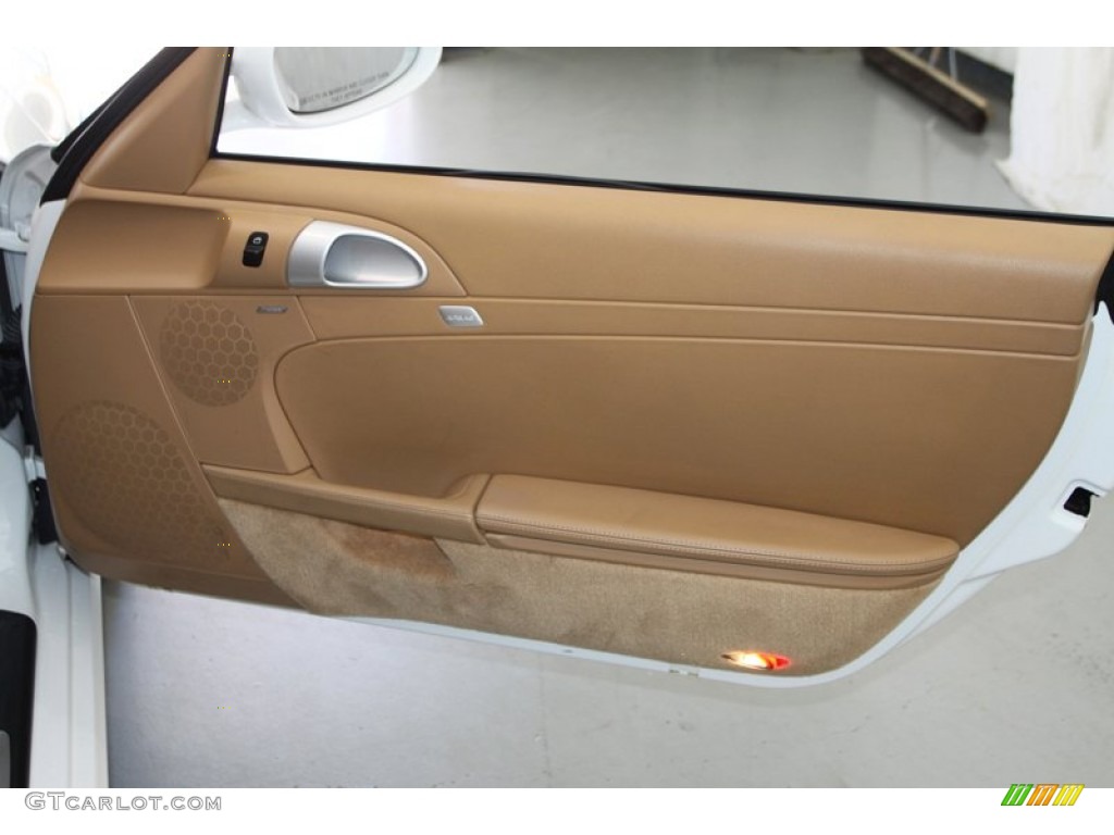 2006 Porsche Cayman S Sand Beige Door Panel Photo #77945154