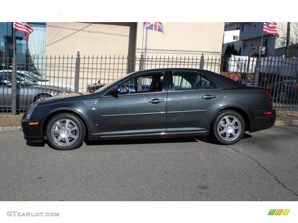 Thunder Gray ChromaFlair 2008 Cadillac STS 4 V6 AWD Exterior Photo #77945242