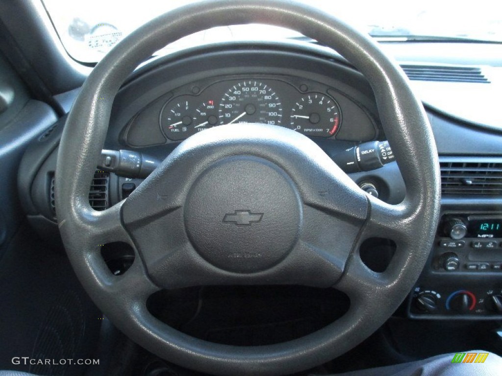 2005 Chevrolet Cavalier LS Sport Coupe Graphite Gray Steering Wheel Photo #77945299