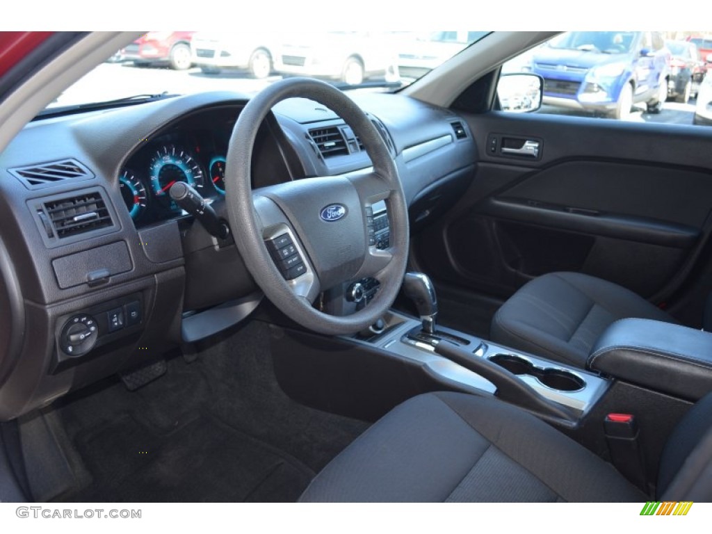 Charcoal Black Interior 2011 Ford Fusion SE Photo #77945490