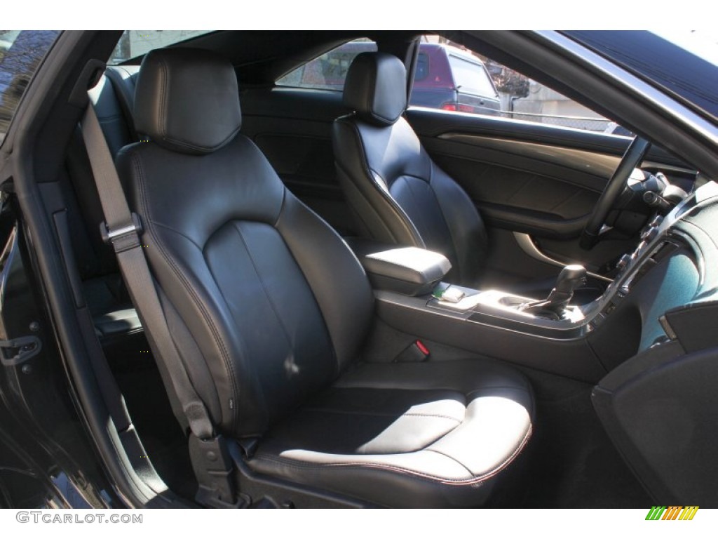 Ebony Interior 2011 Cadillac CTS 4 AWD Coupe Photo #77946576