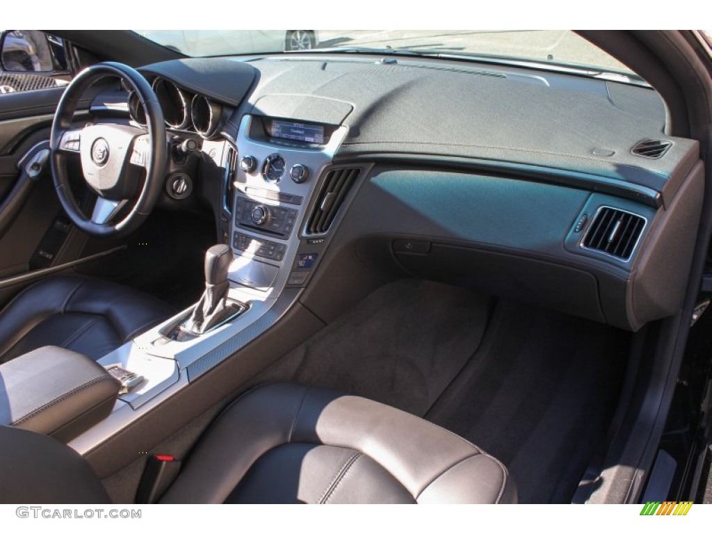2011 Cadillac CTS 4 AWD Coupe Ebony Dashboard Photo #77946597