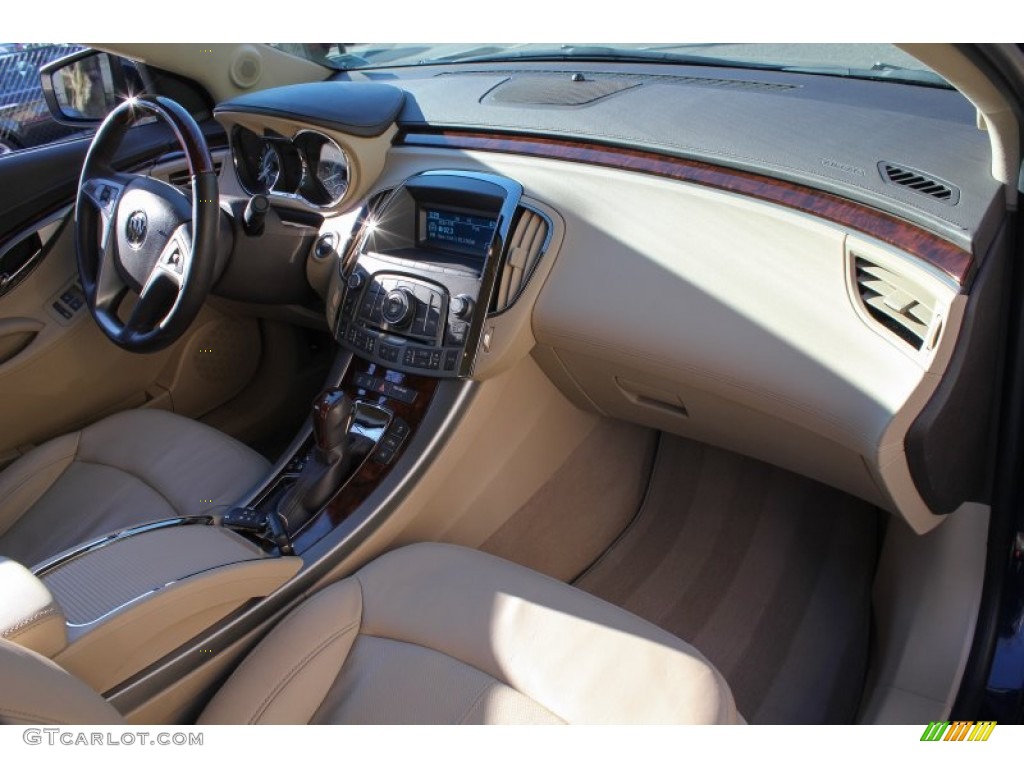 2010 Buick LaCrosse CXL AWD Cocoa/Light Cashmere Dashboard Photo #77947073