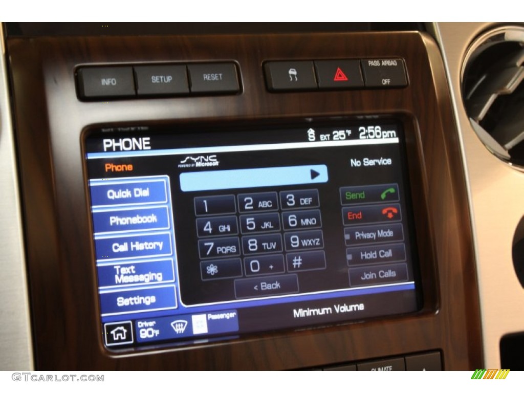 2010 Ford F150 Platinum SuperCrew 4x4 Controls Photo #77948205