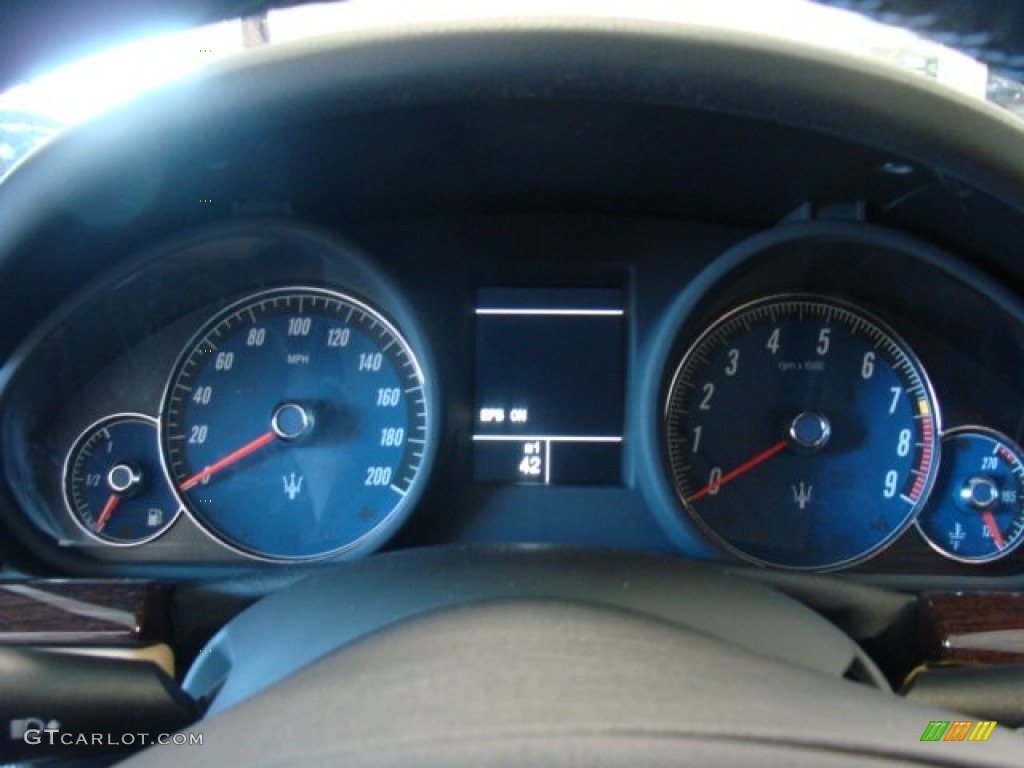 2013 Maserati GranTurismo Sport Coupe Gauges Photo #77948334
