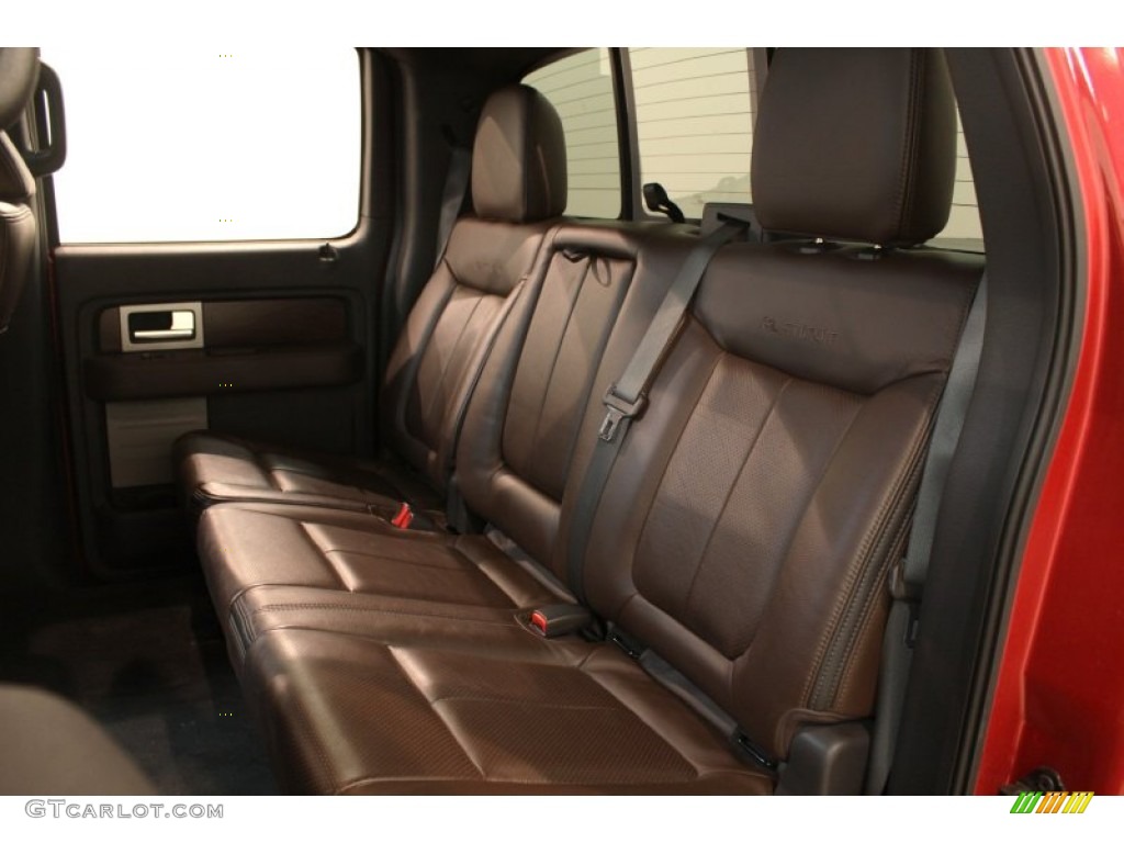 Sienna Brown Leather/Black Interior 2010 Ford F150 Platinum SuperCrew 4x4 Photo #77948541