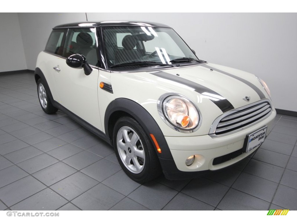 2008 Cooper Hardtop - Pepper White / Grey/Black photo #1