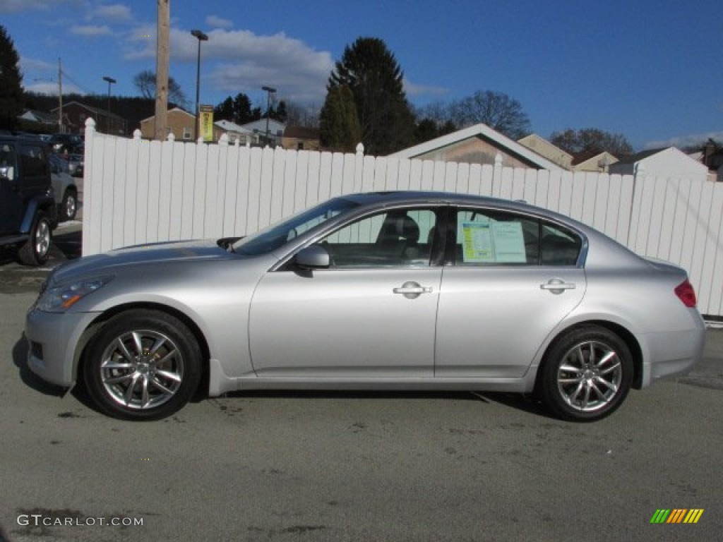 Liquid Platinum Silver 2008 Infiniti G 35 x Sedan Exterior Photo #77949172