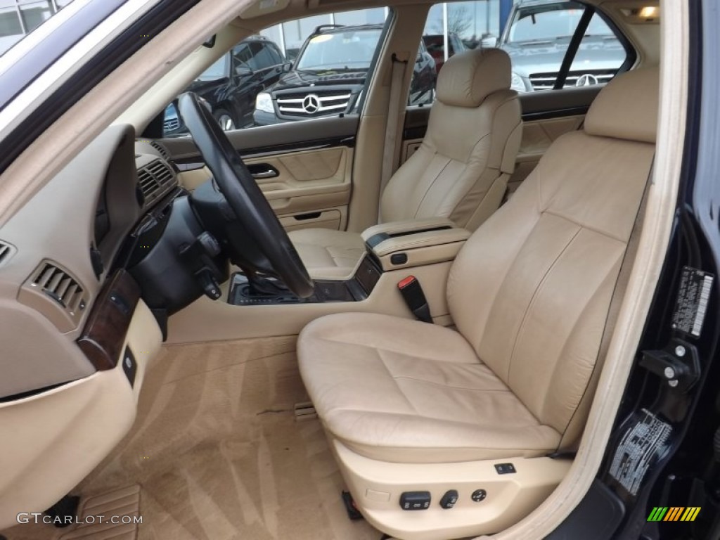 1998 BMW 7 Series 740iL Sedan Interior Color Photos