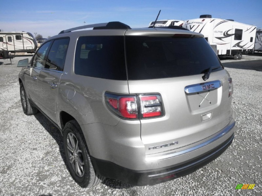 2013 Acadia SLT AWD - Champagne Silver Metallic / Dark Cashmere photo #22