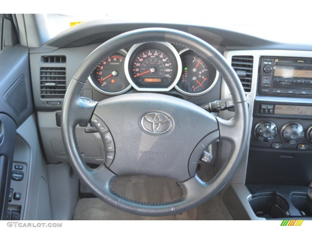 2008 Toyota 4Runner SR5 4x4 Taupe Steering Wheel Photo #77949834