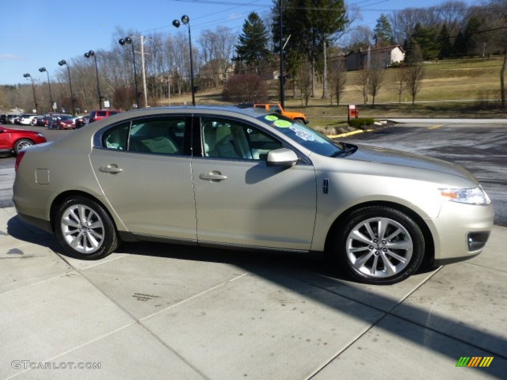 Gold Leaf Metallic 2011 Lincoln MKS EcoBoost AWD Exterior Photo #77950221