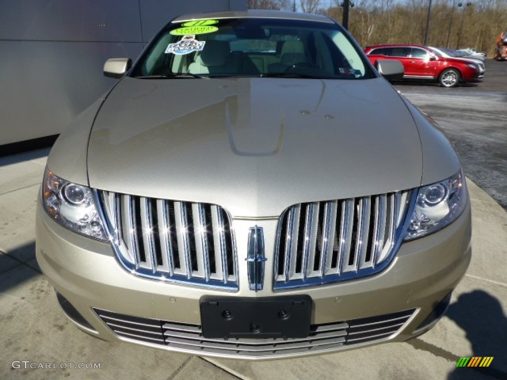 Gold Leaf Metallic 2011 Lincoln MKS EcoBoost AWD Exterior Photo #77950262