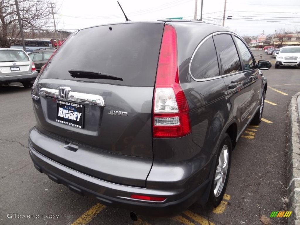 2010 CR-V EX AWD - Polished Metal Metallic / Black photo #7