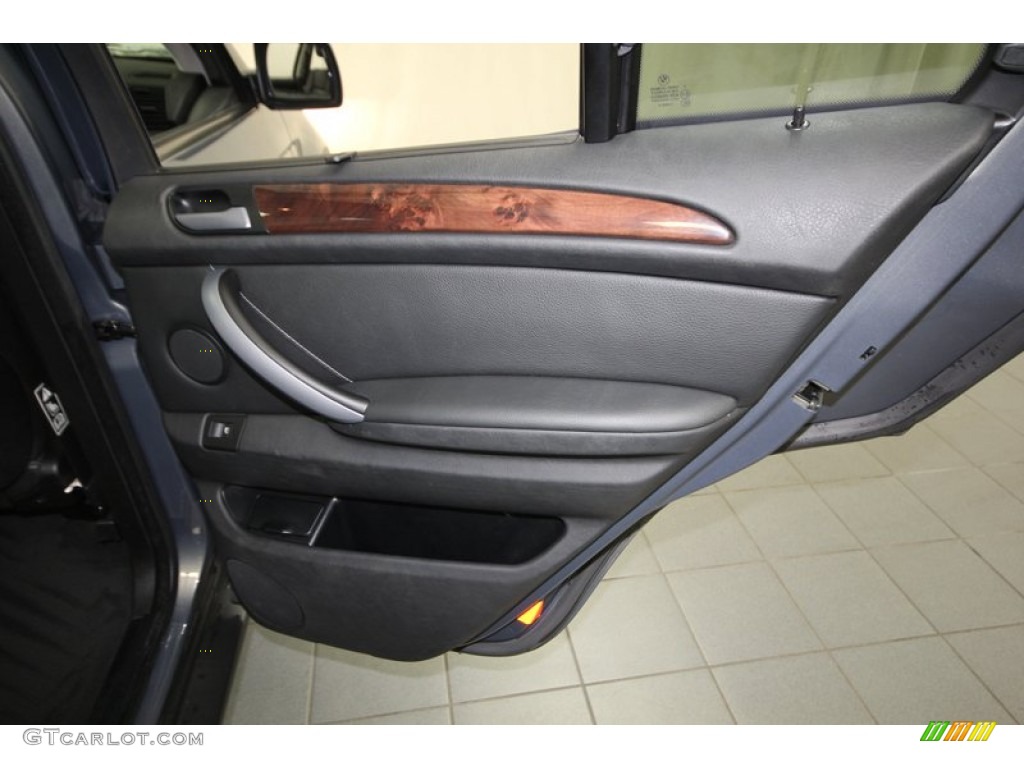 2006 BMW X5 3.0i Black Door Panel Photo #77951030