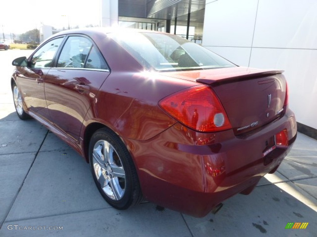 2009 G6 GXP Sedan - Performance Red Metallic / Light Taupe photo #3