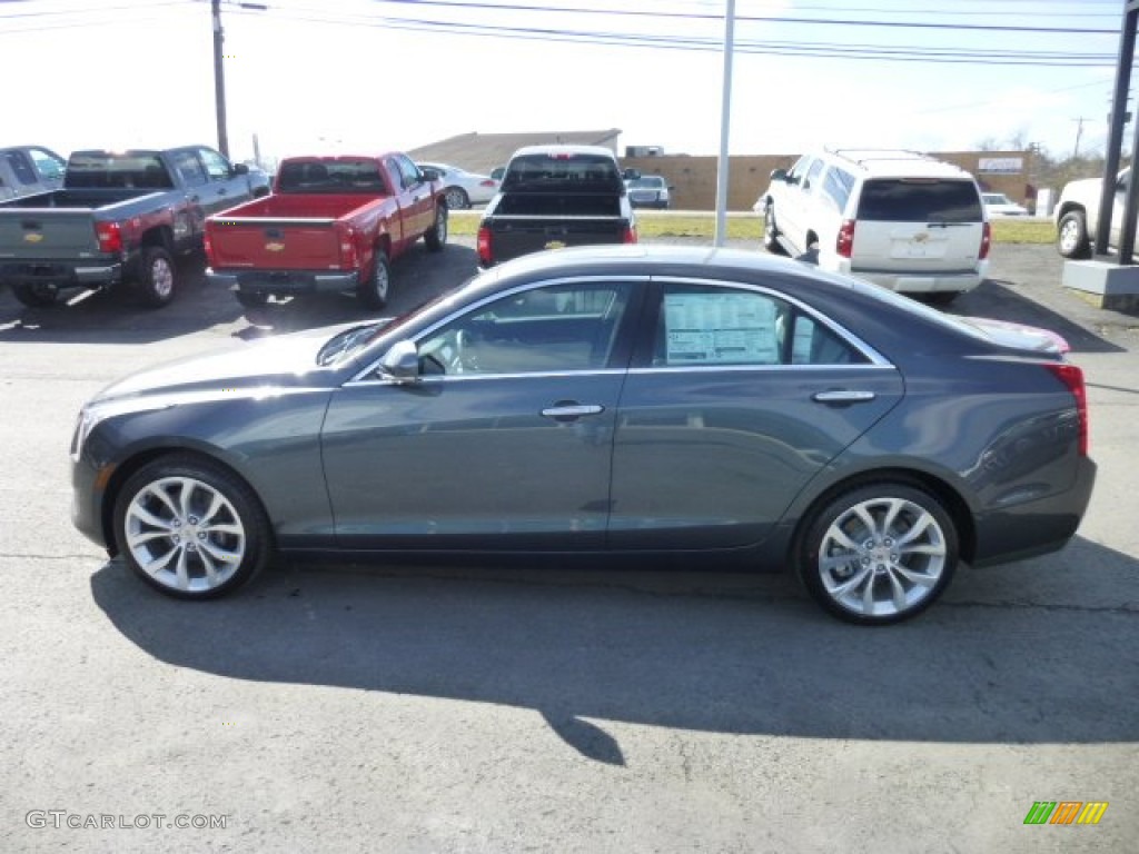 2013 ATS 3.6L Performance AWD - Thunder Gray ChromaFlair / Light Platinum/Jet Black Accents photo #4