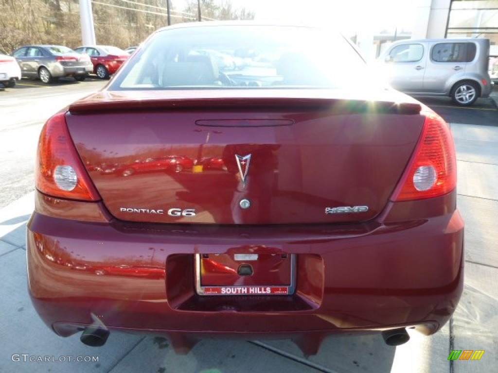 2009 G6 GXP Sedan - Performance Red Metallic / Light Taupe photo #4