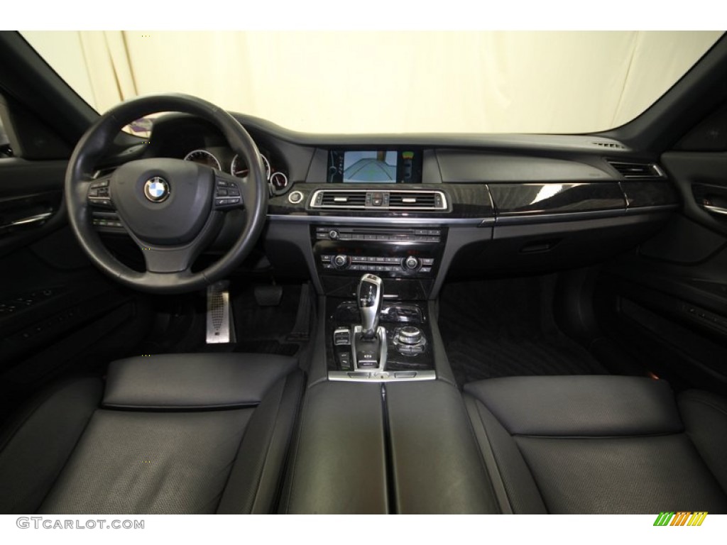 2011 BMW 7 Series 750Li Sedan Black Dashboard Photo #77951324