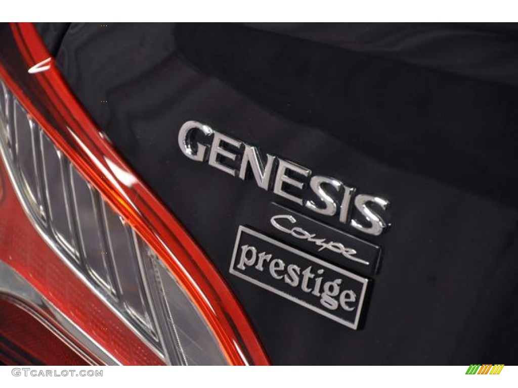 2013 Genesis Coupe 2.0T - Black Noir Pearl / Black Cloth photo #16